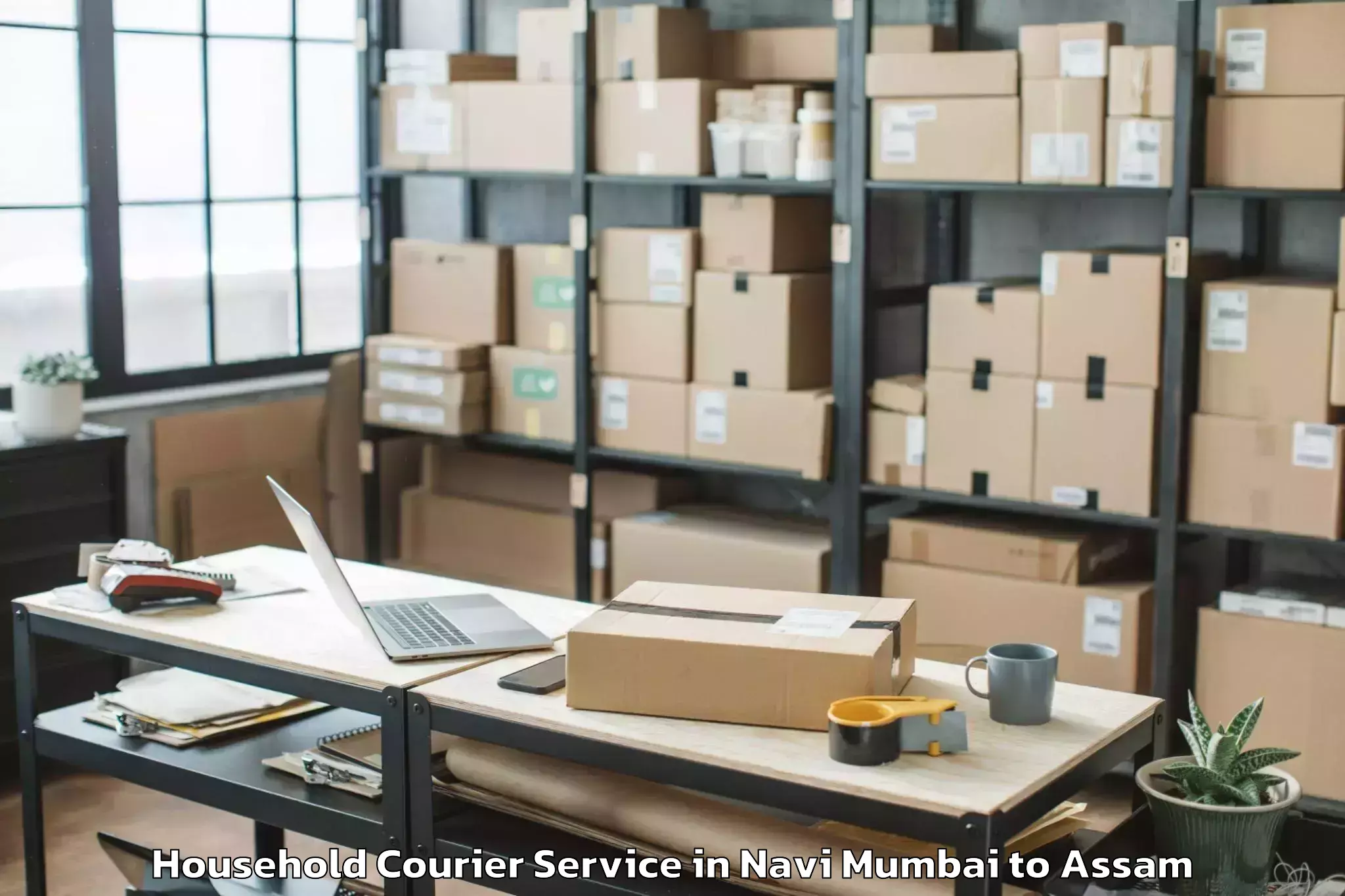 Quality Navi Mumbai to Jorhat East Household Courier